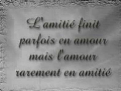 amitie--->amour